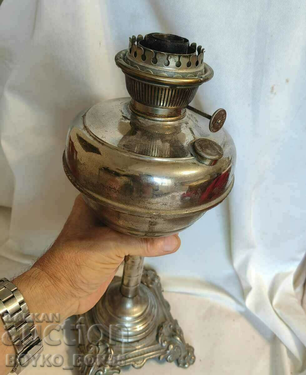 Antique Bronze Austrian DITMAR Gas Lamp with Bottle - 7