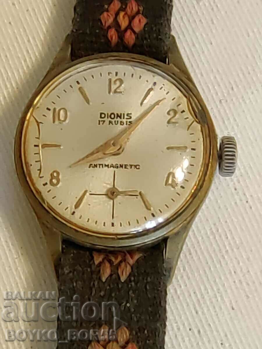 Старинен Швейцарски Ръчен Дамски Часовник