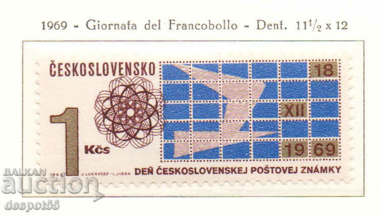 1969. Чехословакия. Ден на пощенската марка.