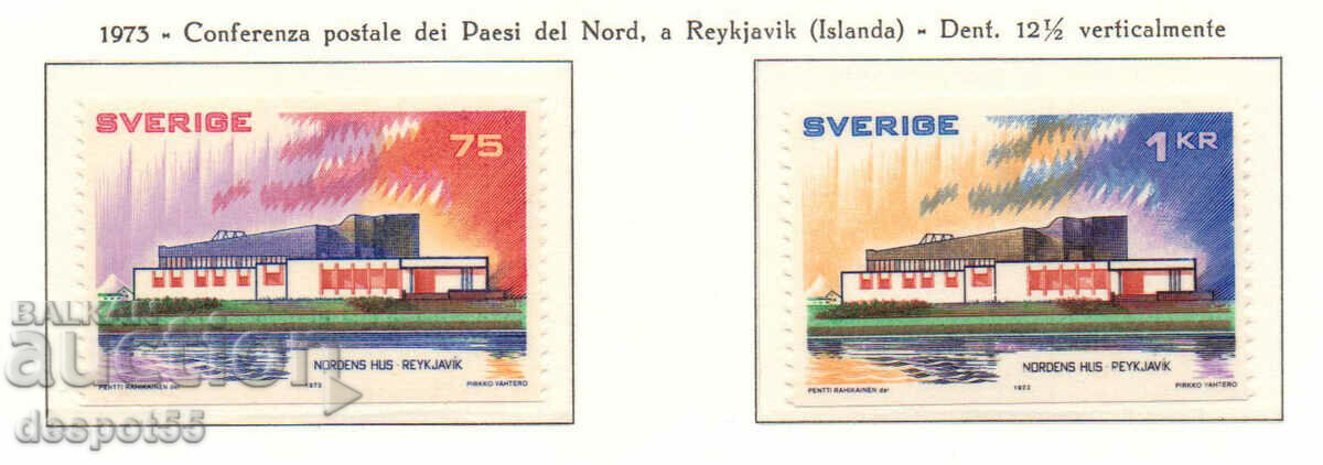 1973. Швеция. Пощенска конференция на северните страни.
