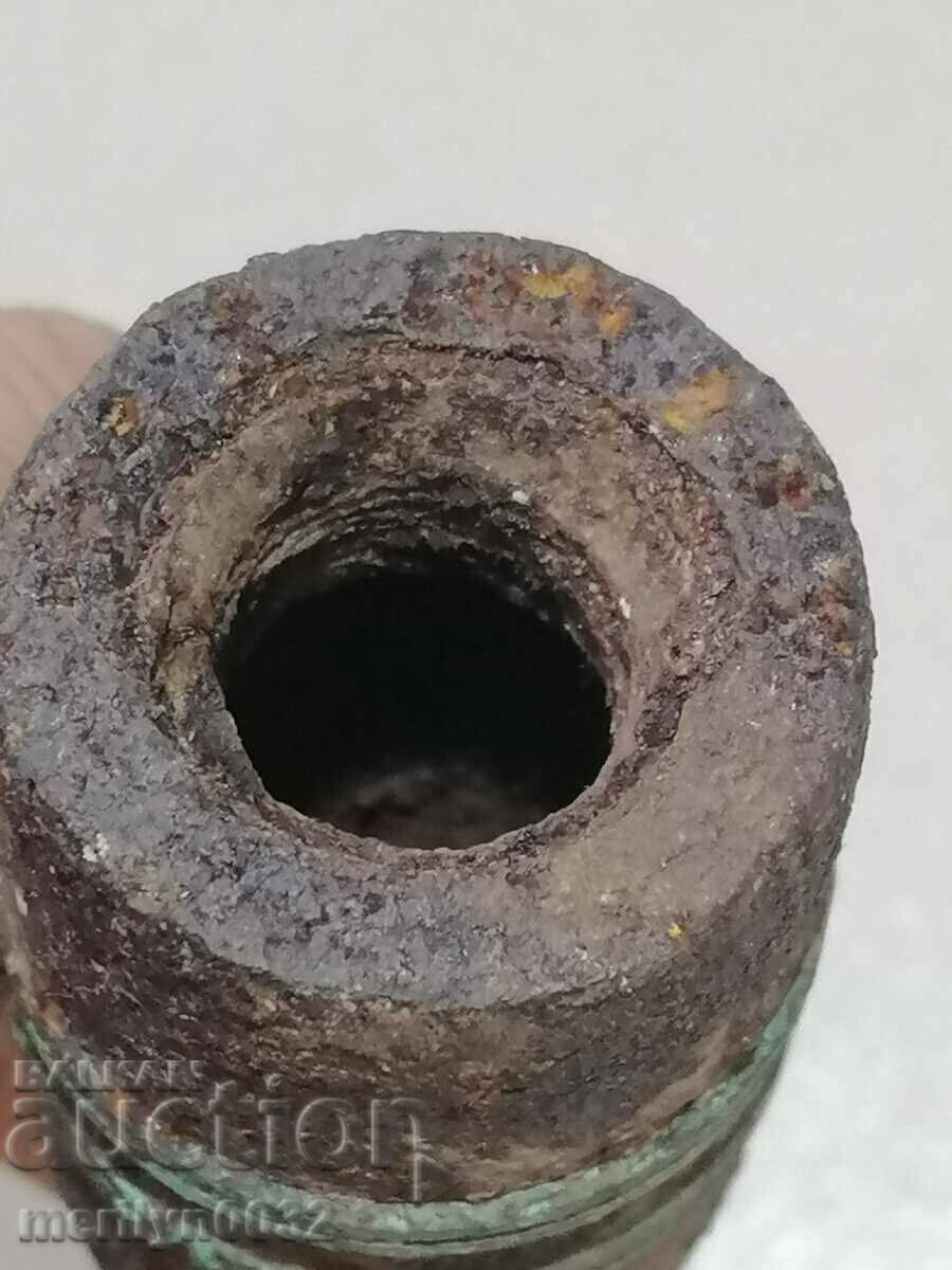 35mm Projectile Shell Bullet Case Air Defense WW2 UNSAFE - 7 35mm Projectile Shell Bullet Case Air Defense WW2 UNSAFE - 7