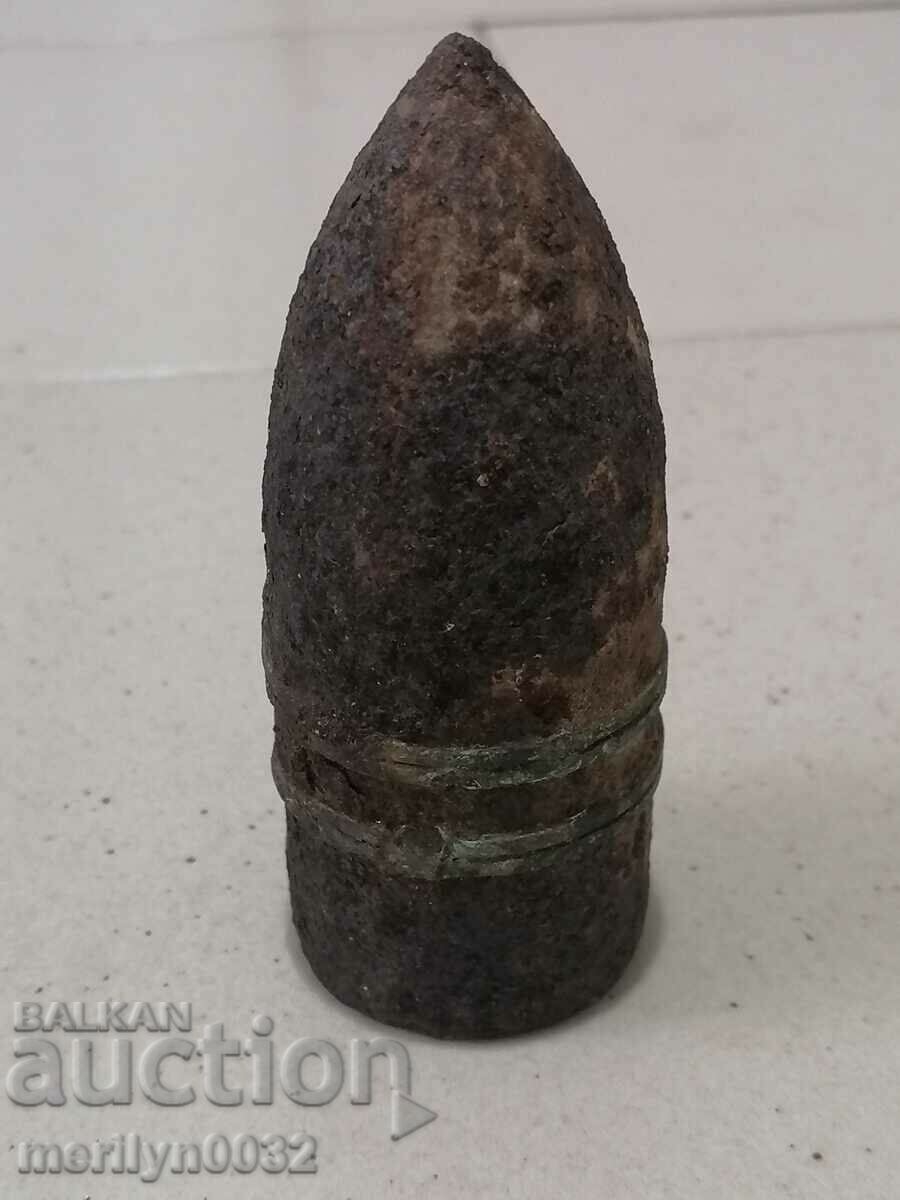 Carcasă cu glonț pentru proiectile de 35 mm Apărare antiaeriană NESICURA AL DOILEA RĂZBOI GAZ