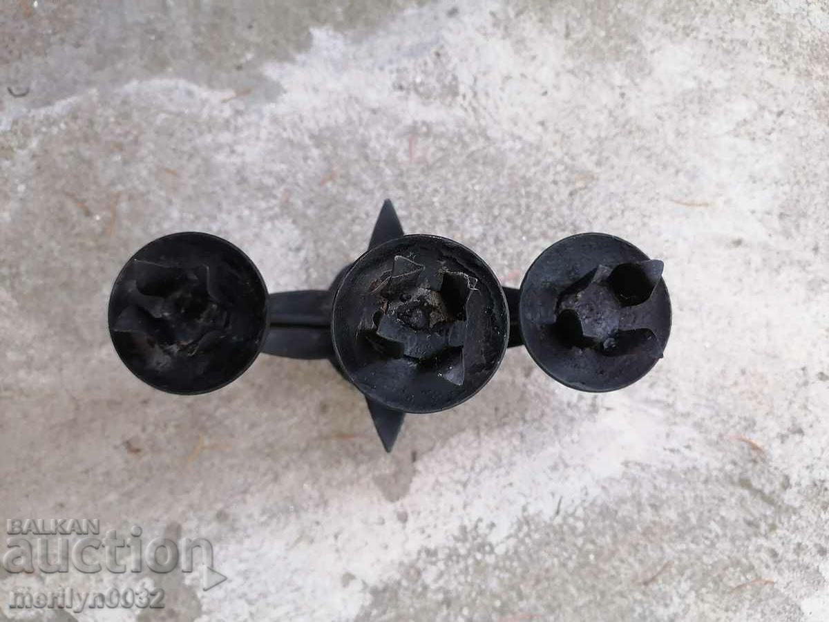 Steaua sfeșnic din fier forjat lumanari - 6 Steaua sfeșnic din fier forjat lumanari - 6