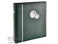 Album Leuchtturm NUMIS cu 5 frunze verzi