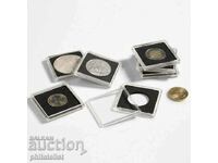 Square capsules for coins QUADRUM - 40 mm, 10 pcs.