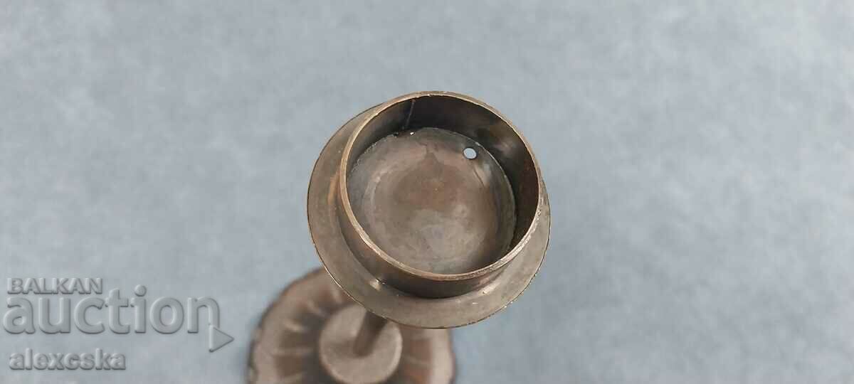 Livrarea Vechi suport de lumânări masiv Livrarea Vechi suport de lumânări masiv