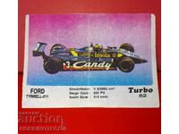 PICTURE TURBO TURBO N 62 FORD TYRRELL FORMULA 1