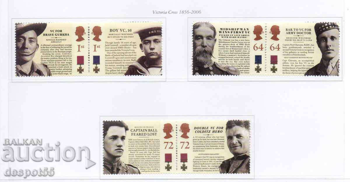 2006. Great Britain. 150 years of the Victoria Cross of Gallantry