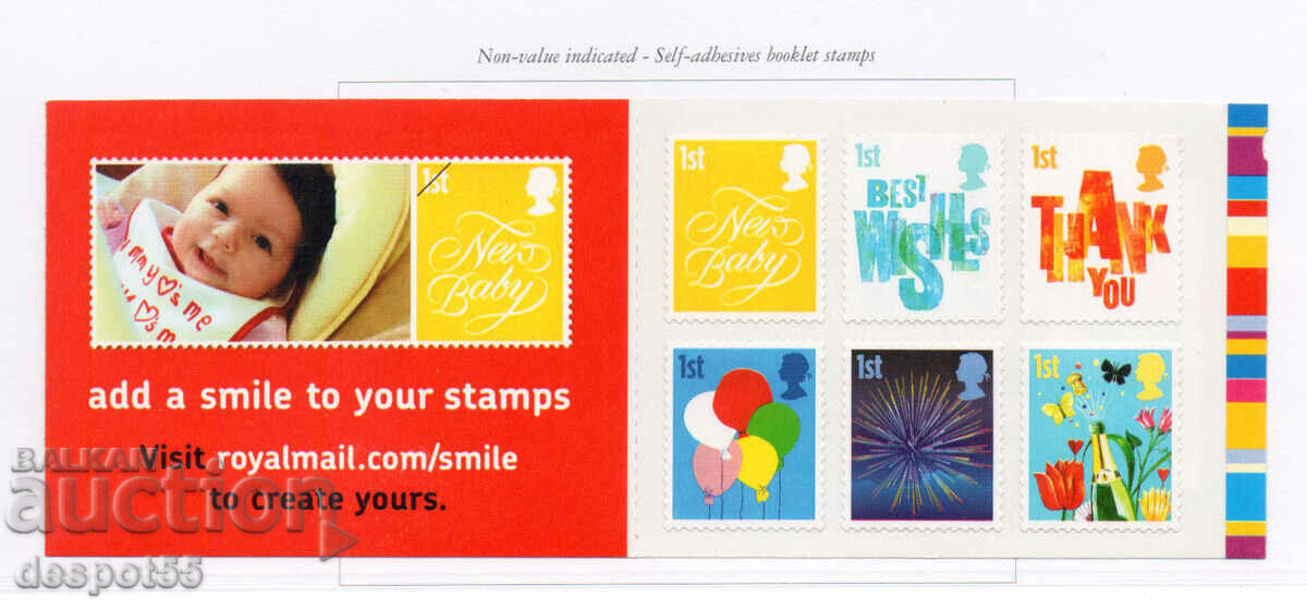 2006. Μεγάλη Βρετανία. Γραμματόσημα χαιρετισμού. Δελτίο.