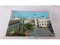 Carte poștală Piața Municipiului Benghazi 1970