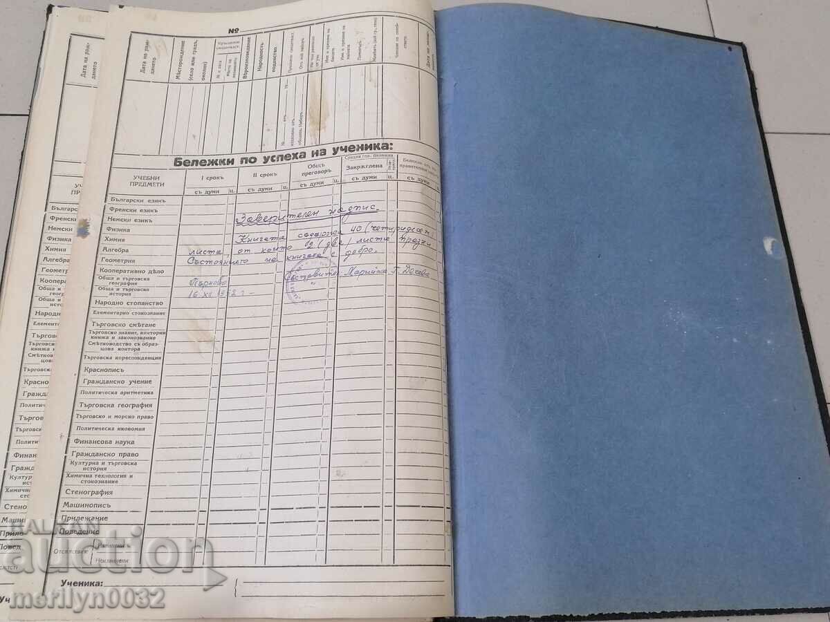 Τετράδιο βιβλίου ημερολογίου δασκάλου για την 8η τάξη 1923-24 ετών - 7 Τετράδιο βιβλίου ημερολογίου δασκάλου για την 8η τάξη 1923-24 ετών - 7