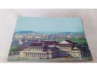 Carte poștală Palatul Culturii Poporului din Phenian
