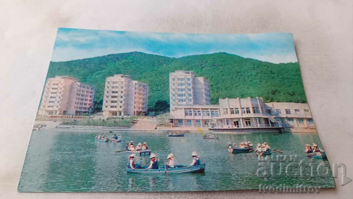 Postcard Pyongyang Children's camp in Mangendae