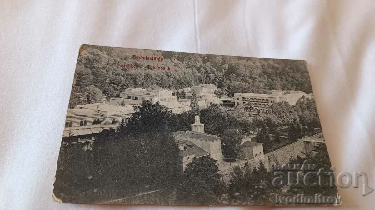 Пощенска картичка Berkulesfurdo Halkep - Totalansicht 1909