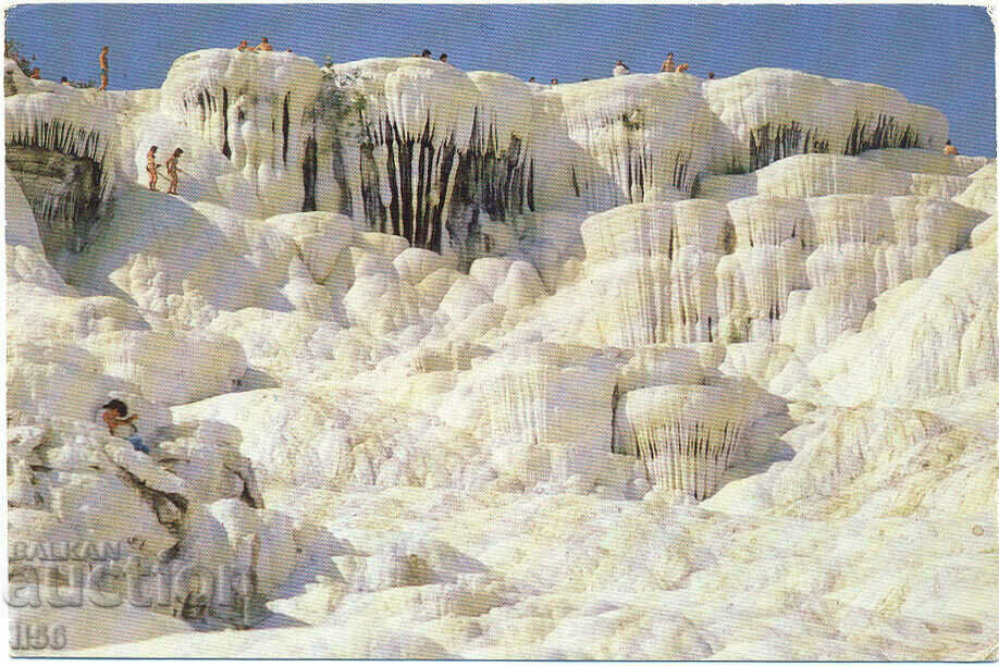 PK - Turcia - Pamukkale/Hierapolis - formațiuni stâncoase - 1993