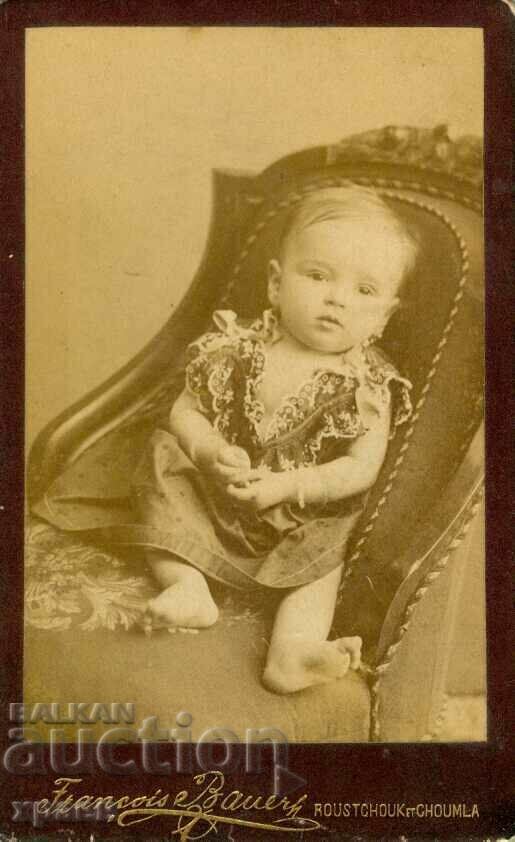 FOTO VECHE - CARTON - FRANCOIS BAUER - RUSE - M0745