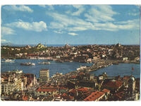 Турция - Истанбул - общ изглед с трите големи джамии - 1970