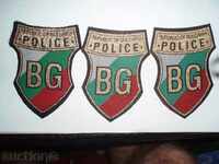 Lot of Emblems -Patches-Police BG