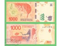 (¯`'•.¸ ARGENTINA 1000 pesos 2017 ¸.•'´¯)