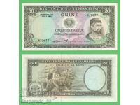 (¯`'•.¸ GUINEA PORTUGEZĂ 50 escudos 1971 UNC ¸.•'´¯)