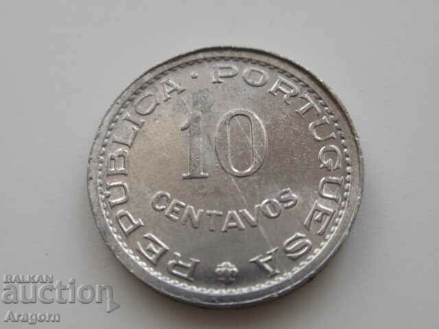 Sao Tome and Principe 10 centavos 1971; Sao Tome and Principe