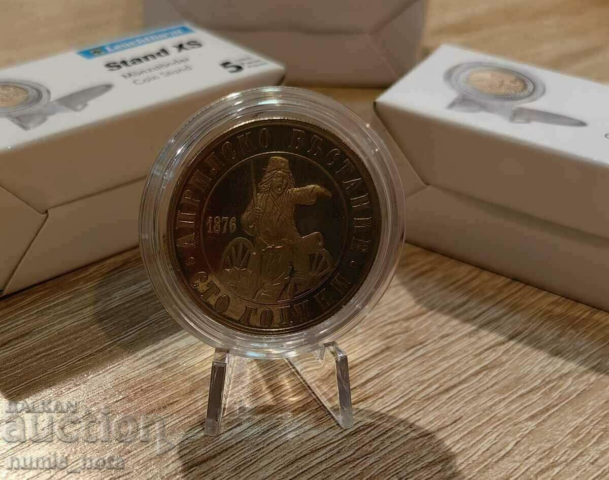 presentation stands for coins, medals, etc. - Leuchtturm S - 5 presentation stands for coins, medals, etc. - Leuchtturm S - 5