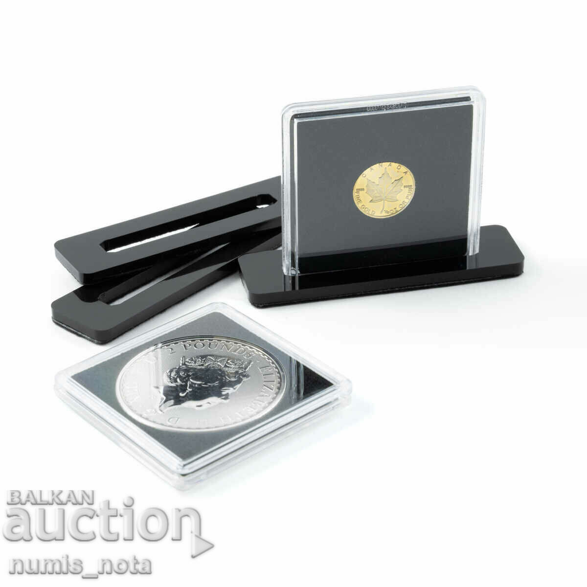 presentation stands for coins in QUADRUM capsules - 10 PCS. with price 11.50 BGN | € 5.88