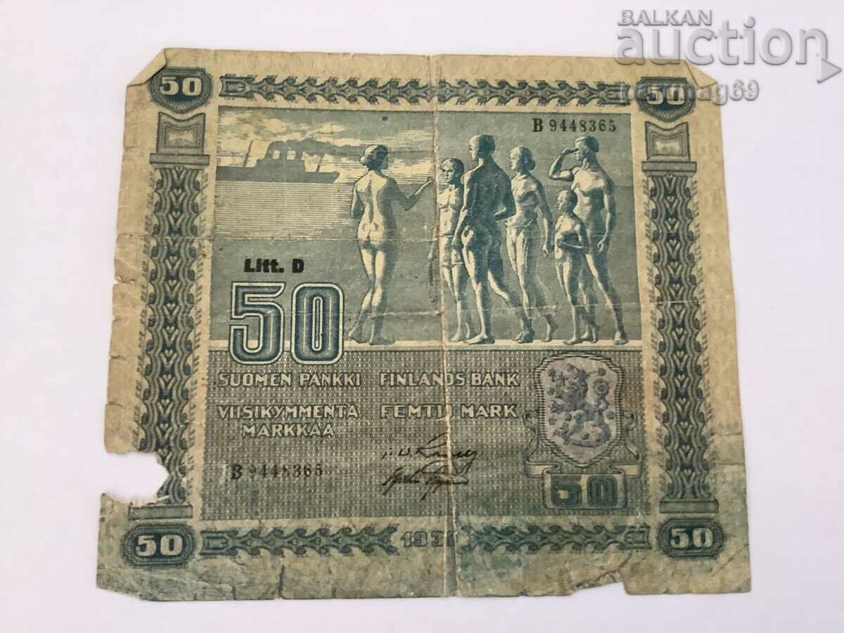 Finlanda 50 de timbre 1939