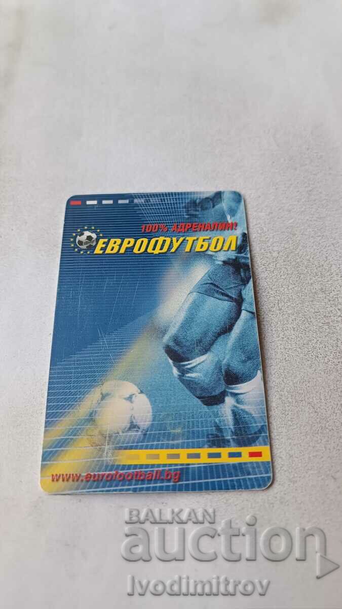 Phonecard Bulfon Eurofootball 25 impulses
