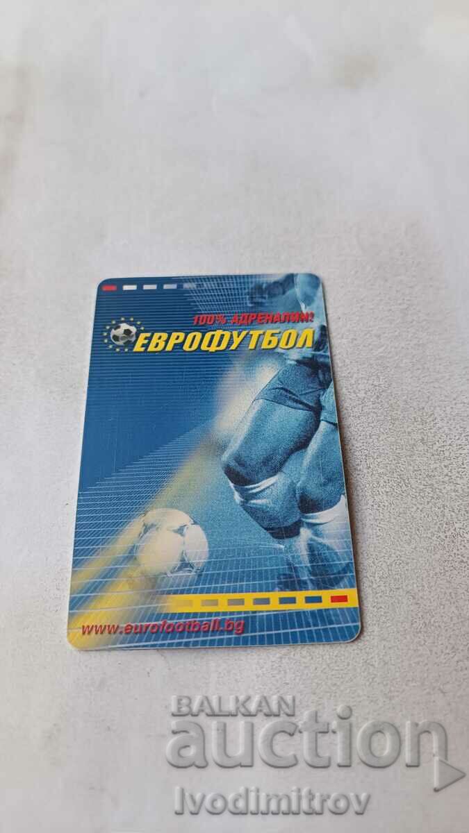 Phonecard Bulfon Eurofootball 25 impulses