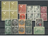 Пощенски марки - микс - лот 105, Райх - 22 бр.