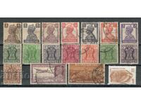 Postage stamps - mix - lot 108, India - 18 pcs. stamp