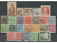 Timbre poștale - mix - lot 111, Reich etc. 24 buc ștampila