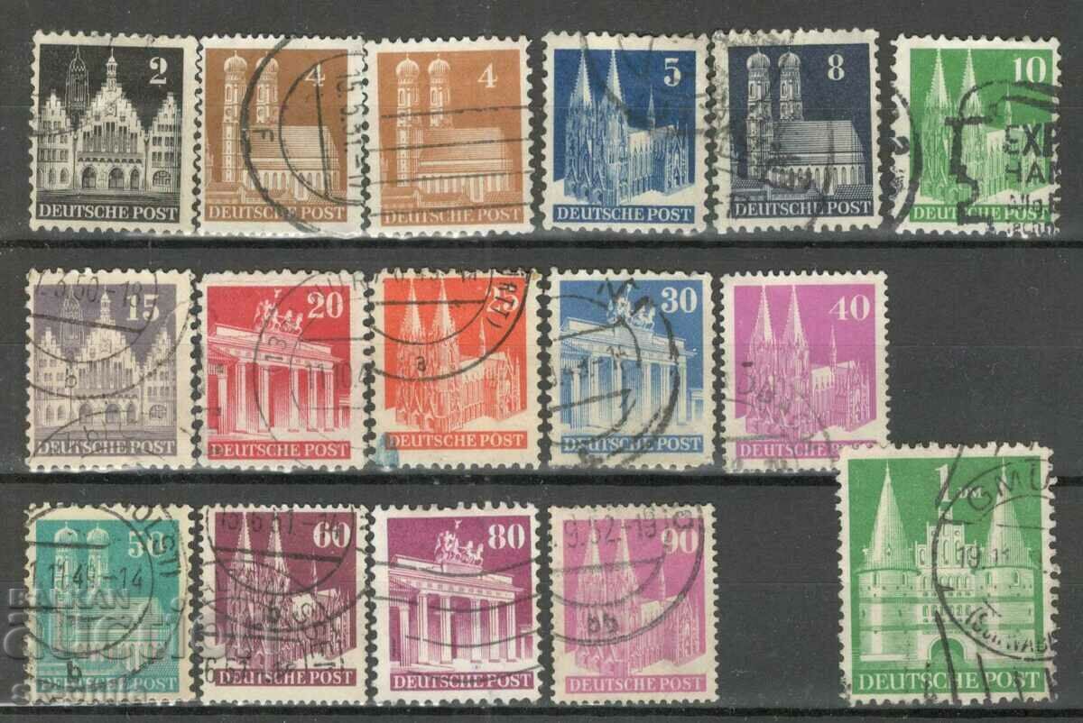 Пощенски марки - микс - лот 112, Райх и др. 16 бр.клеймо