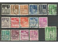 Postage stamps - mix - lot 112, Reich, etc. 16 stamps