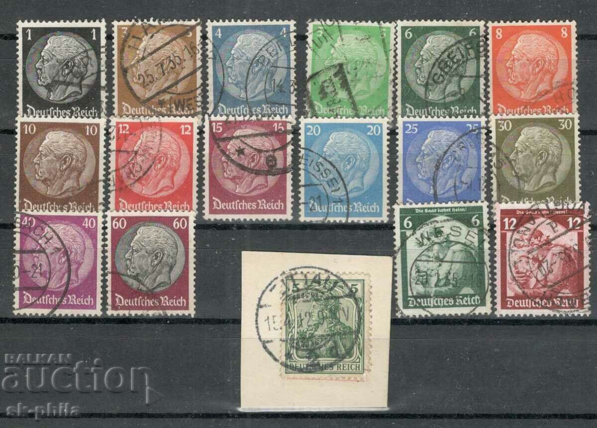 Γραμματόσημα - μείγμα - παρτίδα 114, Reich 17 τεμ. γραμματόσημο