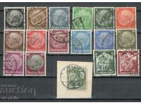 Postage stamps - mix - lot 114, Reich 17 pcs. stamp