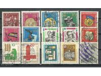 Postage stamps - mix - lot 116, GDR 15 pcs. stamp