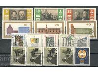 Postage stamps - mix - lot 117, GDR 16 pcs. stamp