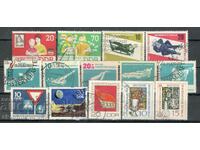 Пощенски марки - микс - лот 118, ГДР 14 бр.клеймо
