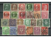Postage stamps - mix - lot 119, Reich, etc. 25 pcs. stamp