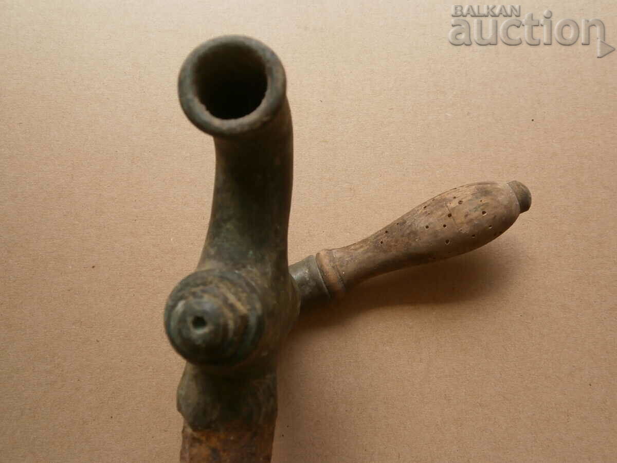 Antique Large Bozaji Faucet Bronze Cricket Cinnamon - 6 Antique Large Bozaji Faucet Bronze Cricket Cinnamon - 6