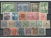 Пощенски марки - микс - лот 123, Райх и др. 22 бр.