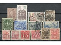 Пощенски марки - микс - лот 126, Райх, Австрия и др. 14 бр.