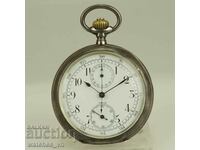 5.5 cm Chronograph OMEGA Silver Silver pocket watch OMEGA
