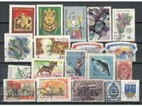 Пощенски марки - микс - лот 129, Русия и др. 18 бр.