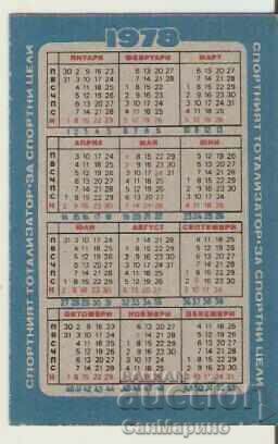 Calendar Slavia 1978 with price 1.50 BGN | € 0.77 Calendar Slavia 1978 with price 1.50 BGN | € 0.77