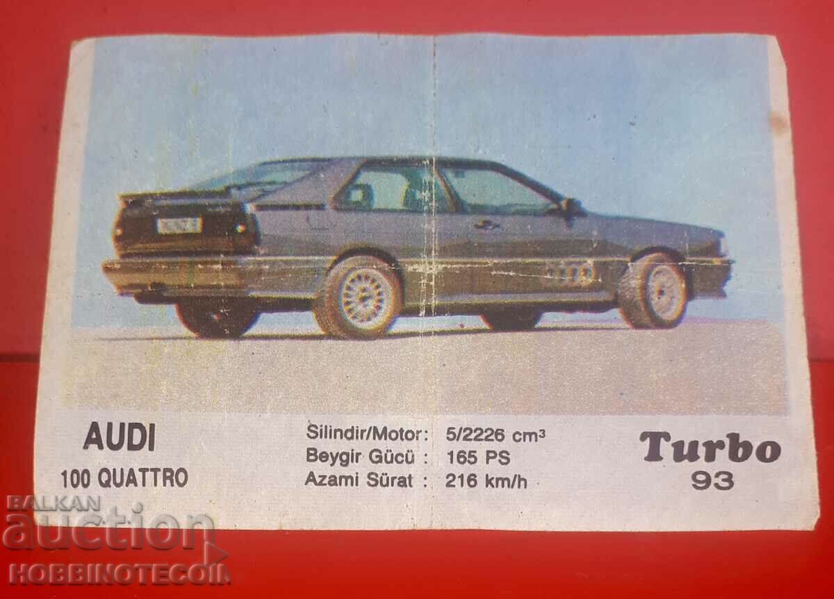 ΕΙΚΟΝΑ TURBO TURBO N 93 AUDI 100 QUATTRO