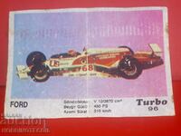 PICTURE TURBO TURBO N 96 FORD FORMULA 1