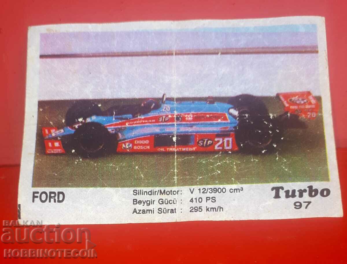 PICTURE TURBO TURBO N 97 FORD FORMULA 1